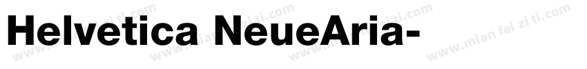 Helvetica NeueAria字体转换